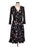Leota Paisley Black Casual Dress Size L - photo 1
