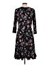 Leota Paisley Black Casual Dress Size L - photo 2