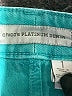 Chico's 100% Cotton Teal Jeans Size Med (1) - photo 4