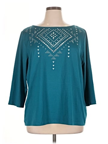 Ruby Rd. 3/4 Sleeve Top (view 1)