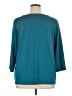 Ruby Rd. Teal 3/4 Sleeve Top Size 1X - photo 2