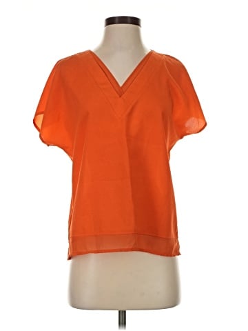 DKNY Short Sleeve Blouse (view 1)