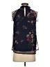 Assorted Brands 100% Polyester Blue Sleeveless Blouse Size XS - photo 2