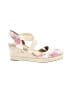 Easy Spirit Floral White Wedges Size 7 - photo 1