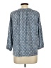 L.L.Bean Blue 3/4 Sleeve Henley Size L (petite) - photo 2