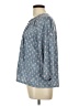 L.L.Bean Blue 3/4 Sleeve Henley Size L (petite) - photo 5