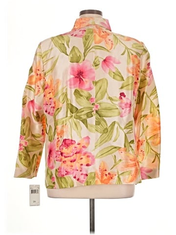 Dana Buchman 3/4 Sleeve Silk Top (view 2)