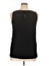 August Silk Black Sleeveless Top Size XL - photo 2