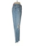 Zara 100% Baumwolle Hearts Blue Jeans Size 6 - photo 4