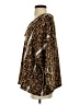Bibi Animal Print Brown Poncho Size S - photo 5