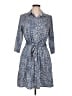 Foxcroft 100% Cotton Blue Casual Dress Size 10 - photo 1