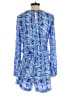 Lilly Pulitzer 100% Polyester Chevron-herringbone Blue Romper Size S - photo 2