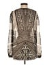 Hale Bob 100% Polyester Silver Long Sleeve Blouse Size S - photo 2