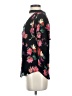 Maeve 100% Viscose Floral Black Short Sleeve Blouse Size XS - photo 5