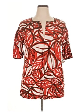 AK Anne Klein Short Sleeve Blouse (view 1)