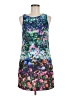 Forever New Print Blue Cocktail Dress Size 6 - photo 1