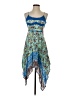Entro Paisley Blue Cocktail Dress Size S - photo 1