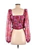 showpo 100% Polyester Pink 3/4 Sleeve Blouse Size 6 - photo 2