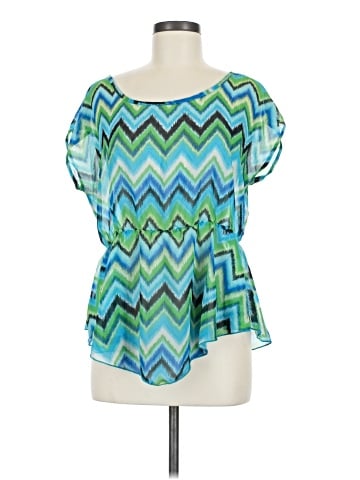 Whats Hot Short Sleeve Blouse (view 1)