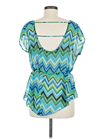 Whats Hot Short Sleeve Blouse (view 2)