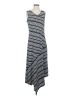 Chico's Stripes Gray Casual Dress Size Sm (0) - photo 1