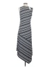 Chico's Stripes Gray Casual Dress Size Sm (0) - photo 2
