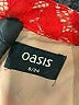 oasis Red Cocktail Dress Size 8 - photo 4