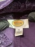 Talbots 100% Cotton Paisley Purple Blazer Size 14 - photo 6