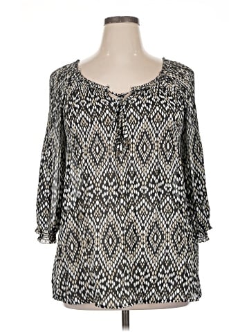 Avenue 3/4 Sleeve Blouse (view 1)