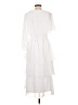 ASHRO 100% Polyester White Casual Dress Size 10 - photo 2