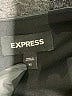 Express 100% Polyester Solid Black Faux Leather Skirt Size XS - photo 4