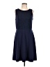 Cato Solid Blue Cocktail Dress Size L - photo 1