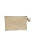 G.I.L.I. 100% Leather Stripes Ivory Leather Clutch One size - photo 2