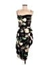 EMPRADA 100% Polyester Tropical Black Cocktail Dress Size M - photo 1
