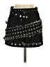 Musera Solid Black Denim Skirt Size XS - photo 2