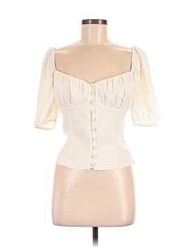 Reformation Short Sleeve Blouse