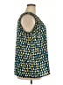Talbots 100% Polyester Blue Sleeveless Blouse Size 2X - photo 4