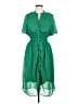 ee:some 100% Polyester Green Casual Dress Size M - photo 1