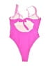 Unbranded Solid Pink One Piece Swimsuit Size L - photo 2