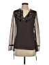 Mac Duggal 100% Polyester Brown Long Sleeve Blouse Size 2 - photo 1