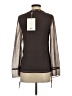 Mac Duggal 100% Polyester Brown Long Sleeve Blouse Size 2 - photo 2