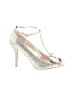 Assorted Brands Silver Heels Size 7 1/2 - photo 1