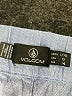 Volcom 100% Cotton Checkered-gingham Blue Shorts Size L - photo 3