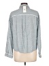 Emberley Polka Dots Blue Long Sleeve Blouse Size L - photo 2