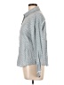 Emberley Polka Dots Blue Long Sleeve Blouse Size L - photo 5