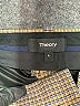 Theory Houndstooth Brown Wool Pants Size 4 - photo 7