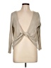 Unbranded 100% Polyester Tan Cardigan Size L (estimated) - photo 1