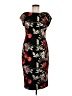 ECI Print Black Cocktail Dress Size 6 - photo 1