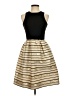 J.Crew 100% Polyester Stripes Gold Cocktail Dress Size 00 - photo 1