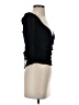 Reformation Black 3/4 Sleeve Top Size 0 - photo 4